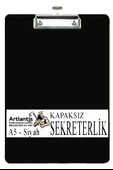 Sekreterlik Kapaksız A5 Küçük Boy 1 Adet Renkli Kapaksız Sekreterlik Klipsli Metal Mekanizmalı 80 Yaprak Kapasiteli Ofis - 6