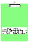 Sekreterlik Kapaksız A5 Küçük Boy 1 Adet Renkli Kapaksız Sekreterlik Klipsli Metal Mekanizmalı 80 Yaprak Kapasiteli Ofis - 8