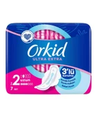 Orkid Ultra Extra 3'lü Koruma 7 Adet (2 Boy) Hijyenik Ped - 1