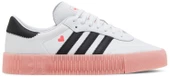 Adidas Sambarose White Core Black Pink Spor Ayakkabı - 1