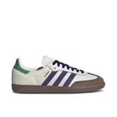 Adidas Samba OG Off White Core Purple Green Brown Spor Ayakkabı thumbnail 1