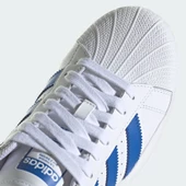 Adidas Superstar White Blue Bird Spor Ayakkabı thumbnail 3