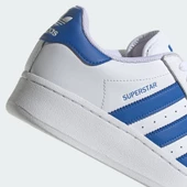 Adidas Superstar White Blue Bird Spor Ayakkabı thumbnail 4