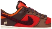 Nike Dunk Low Retro PRM Year of the Rabbit Brown Orange Kadın Spor Ayakkabı thumbnail 2
