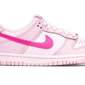 Nike Dunk Low Triple Pink Spor Ayakkabı - 2