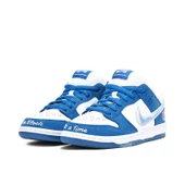 Nike SB Dunk Low x Born x Raised White Blue Spor Ayakkabı thumbnail 4
