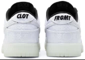 Nike Dunk Low x CLOT x Fragment Black White Spor Ayakkabı thumbnail 6