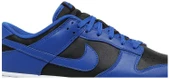 Nike Dunk Low Retro Black Hyper Cobalt 2021 Spor Ayakkabı thumbnail 2
