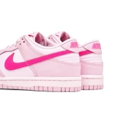 Nike Dunk Low Triple Pink Spor Ayakkabı - 4