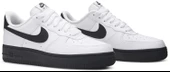 Nike Air Force 1 Low White Black Sole Spor Ayakkabı thumbnail 8
