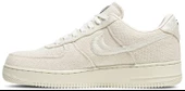 Nike Stussy x Air Force 1 Low Fossil Stone Spor Ayakkabı thumbnail 3
