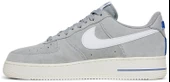 Nike Air Force 1 Low Light Smoke Grey White Sail Hyper Royal Spor Ayakkabı thumbnail 3