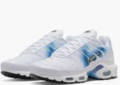 Nike Air Max Plus Spray Paint Swoosh White Blue Spor Ayakkabı thumbnail 2
