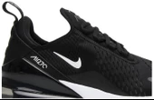 Nike Air Max 270 Black White Spor Ayakkabı thumbnail 2