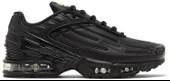 Nike Air Max Plus 3 Tuned Leather Triple Black Spor Ayakkabı - 1