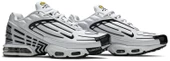 Nike Air Max Plus III LTR White Black Spor Ayakkabı thumbnail 8