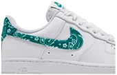 Nike Air Force 1 Low 07 Essential White Green Paisley Spor Ayakkabı - 2