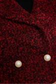 Kadın Moda Stil Regular Astarsız Dokuma Tüvit Kumaş Mini Boy Dokuma Etek - 2