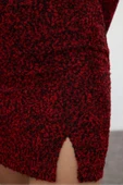 Kadın Moda Stil Regular Astarsız Dokuma Tüvit Kumaş Mini Boy Dokuma Etek - 6