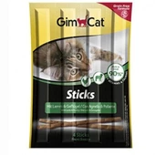 Gimcat Sticks Kuzu Tavuklu Kedi Ödül Çubuğu 4 Adet 20 Gr - 1
