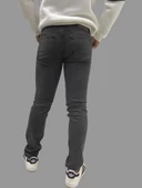 Erkek Dar Paça Düz NewOne Füme Kot Pantolon thumbnail 3