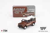 Mini GT Land Rover Defender 110 1985 County Station Wagon Russet Brown 734 thumbnail 1