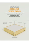 MONTENERO Şifonyer Parlak Beyaz 5 Çekmeceli Country Şifonyer - 6