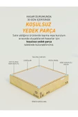 MONTENERO Şifonyer Parlak Beyaz 5 Çekmeceli Country Şifonyer - 6