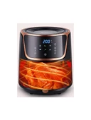 Upany Xxl Air Fryer 6,5 L Yağsız Fritöz Siyah - 3