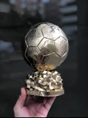 Fifa Ballon D'or  Maketi Gold Altın Rengi 20 cm - 2