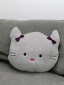 Hello Kitty Kedi Yastık Uykucu Dolum Oyuncak 30cm Orta Boy Hediyelik Yastık - 1