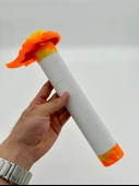 Rengoku Katana Sword Kılıç Demon Slayer 95 cm Katlanabilir Sağlam Plastik Açılıp Kapanabilen Katana - 6