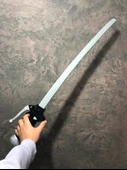 Attack On Titan Katana Sword Kılıç 78 cm Katlanabilir Sağlam Plastik Açılıp Kapanabilen Katana - 3