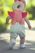 Unicorn Ayarlanabilir Sevimli Figürlü Bebek Kafa Boyun Koruyucu Koruma Yastığı - 4
