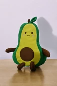 Sevimli Avokado Yastık Uykucu Dolum Oyuncak 40cm Orta Boy Hediyelik Yastık - 1