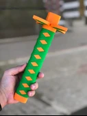 Kocho Shinobu Katana Sword Kılıç 95 cm Katlanabilir Açılıp Kapanabilen Katana Demon Slayer - 2