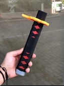 Tanjiro Katana Sword Kılıç Demon Slayer 95 cm Katlanabilir Sağlam Plastik Açılıp Kapanabilen Katana - 2