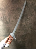 Yasuo Katana Sword Kılıç 75 cm Katlanabilir Sağlam Plastik Açılıp Kapanabilen Katana - 1
