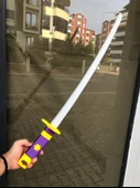 Enma Katana Sword 85 cm Katlanabilir Sağlam Plastik Açılıp Kapanabilen Katana - 1