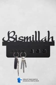 Bismillah Metal Duvar Anahtarlığı, Bismillah Anahtar Askısı,anahtar Askısı - 1