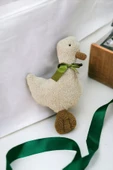 Sevimli Vak Vak Ördek Uykucu Dolum Oyuncak 40cm Orta Boy Bebek Uyku ve Oyun Arkadaşı - 3