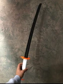 Rengoku Kyojuro Katana Sword Kılıç 75 cm Katlanabilir Sağlam Plastik Açılıp Kapanabilen Katana - 3