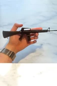Pubg M16A4 25 cm 1/4 Gerçek Ölçek Oyuncak Silah Modeli Dekoratif Obje - 4