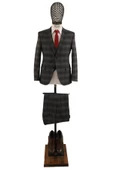 Yelekli Takım Elbise Slim Fit - 1