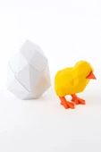 Civciv ve Yumurta Mıknatıslı 3D Yapboz Puzzle Çevre Dostu Eğitici Oyuncak - 1