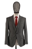 Yelekli Takım Elbise Slim Fit - 3