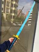 Muichiro Tokito Demon Slayer Katana Sword Kılıç 95 cm Katlanabilir Açılıp Kapanabilen Katana - 1