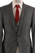 Yelekli Takım Elbise Slim Fit - 4