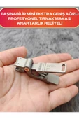 Fontenay Ekstra Geniş Çeneli Paslanmaz Çelik Mini Tırnak Makası - Anahtarlık Hediyeli - 2