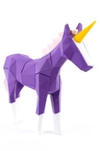 Unicorn Mıknatıslı 3D Yapboz Puzzle Çevre Dostu Eğitici Oyuncak - 1